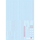 HI Q PARTS 1/144 RB01 Caution Decals White & Red (1 Sheet), HIQ77255, by HI Q PARTS