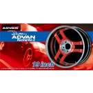Aoshima 1/24 Super Advance Racing Ver.2 19 inches   (4 wheels & tires), AOS54604, by AOSHIMA