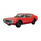Aoshima 1/43 DISM 165 KPGC 110 Kemeri Skyline HT 2000 GT-R (Red) diecast model , AOS80382, by AOSHIMA