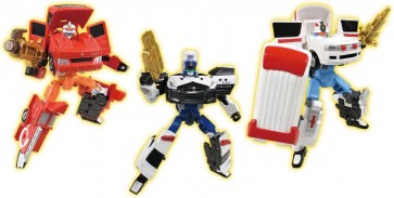 TAKARA TOMY Tomica Job Ravager Police Fire & EMS DX Set, TAK89749, by TAKARA TOMY