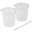 Mineshima Japan Beaker set 300cc 2pcs, MNSTM-21, by MINESHIMA