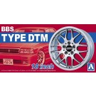 1/24 BBS DTM 18 Inch　Aoshima  (4 wheels & tires), AOS05242, by AOSHIMA