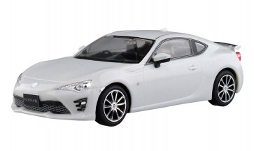 Aoshima 1/32 Toyota 86 (Crystal White Pearl) , AOS54185, by AOSHIMA
