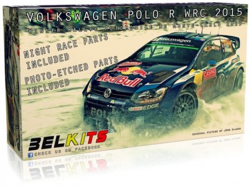 Aoshima 1/24 Belkit No.10 Volkswagen Polo R WRC 2015  , AOS03166, by AOSHIMA