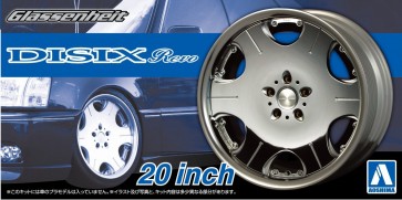 Aoshima 1/24 Glassen Height Di Eye Six Evo 20 inch   (4 wheels & tires), AOS53737, by AOSHIMA