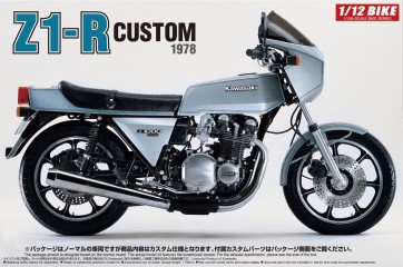 Aoshima 1/12 Kawasaki Z1-R with custom parts plastic kit , AOS53997, by AOSHIMA