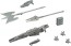 Bandai 1/144 HGBC ballistic weapons , BAN97607, by BANDAI