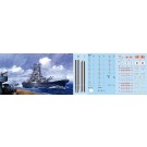 Fujimi 1/700 Toku Series No.023 JAPANESE NAVY BATTLESHIP MUSASHI (SHOWA 17 / AT THE TIME OF COMPLETION), FUJ33493, by FUJIMI