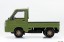 Aoshima 1/32 Raku-Pla Snap Kit No.05CU-OG Subaru Sambar Truck Custom Wheels (Olive Green), AOS03897, by AOSHIMA
