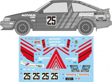 Fujimi 1/24 Inch-up Series No.291 Advan Corolla Levin 3door, FUJ46914, by FUJIMI