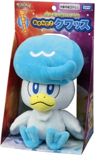 TAKARA TOMY Pokemon Stuffed Toy Quaxly, TAK70386, by TAKARA TOMY