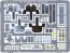 Platz 1/48 Etched Part for Air Self Defense Force T-4 (Renewal version)  , PLZ11272, by PLATZ