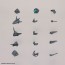 Bandai 1/144 30MM Option Parts Set 6 (Customize Head A), BAN20637, by BANDAI