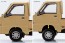 Aoshima 1/32 Raku-Pla Snap Kit No.05CU-KI Subaru Sambar Truck Custom Wheels (Khaki), AOS03880, by AOSHIMA