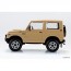 Aoshima 1/32 Raku-Pla Snap Kit No.18CU-KI Suzuki JA11 Jimny Custom Wheel (Khaki), AOS04139, by AOSHIMA