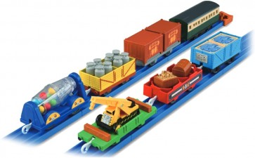 TAKARA TOMY Plarail Thomas the Tank Engine Connect and Play! Full Freight Car Collection, TAK88940, by TAKARA TOMY