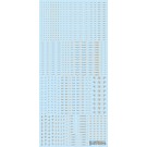 HI Q PARTS 1/100 RB03 Caution Decals Gray & Orange (1pk), HIQ89555, by HI Q PARTS