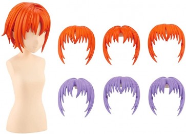 Kotobukiya Sousai Shojo Teien 1/10 Sousai Shojo Teien After School Short Wig A (Orange & Purple), KBY29969, by KOTOBUKIYA