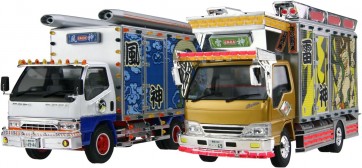 Aoshima 1/32 The Dekotora No.3 Wind God Thunder God, AOS68106, by AOSHIMA