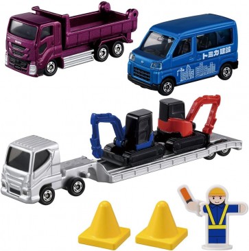 TAKARA TOMY Tomica Gift: Build a Town! Tomica Town Construction Site Set, TAK91366, by TAKARA TOMY