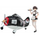 Hasegawa 1/20 Egg Plane Series EGG GIRLS COLLECTION NO.08 REI HAZUMI (MAID) W/FOCKE WULF FW190A  t, HAS21971, by HASEGAWA