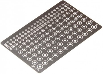 Wave Basic Photo-etched Parts Round 1  , WAV20714, by WAVE