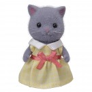 Epoch SYLVANIAN FAMILIES: PERSIAN CAT GIRL (GRAY) , EPC40548, by Epoch