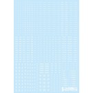 HI Q PARTS 1/144 RB03 Caution Decals One Color White (1pk)  , HIQ89715, by HI Q PARTS