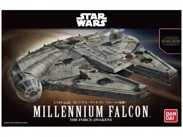 BANDAI  Star Wars Plastic Model Kit 1/144 Scale Millennium Falcon (Force Awakening), BAN22886, by BANDAI