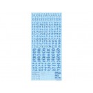 HI Q PARTS Pixel Camouflage Decal 2 Blue (1pc.), HIQ73820, by HI Q PARTS