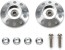 Tamiya [MINI 4WD SPECIAL PROJECT] Mini 4WD Grade Up Part HG Lightweight 19mm Tapered Aluminum Ball-Race Rollers (Ringless), TAM56517, by TAMIYA