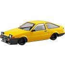 Aoshima 1/32 Raku-Pla Snap Kit No.11CU-YW Toyota Sprinter Trueno Custom (Yellow), AOS69141, by AOSHIMA