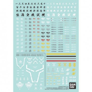 Bandai 1/144 30MM Water Transfer Decals Vol.3, BAN54434, by BANDAI