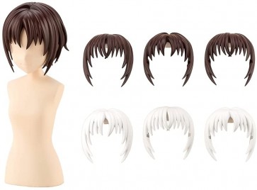 Kotobukiya Sousai Shojo Teien 1/10 Sousai Shojo Teien After School Short Wig A (White & Chocolate Brown), KBY29952, by KOTOBUKIYA