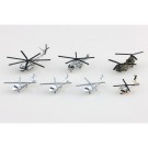 Aoshima 1/700 Waterline No.548 Japan Maritime Self-Defense Force Helicopter Set, AOS02667, by AOSHIMA