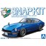 Aoshima 1/32 Raku-Pla Snap Kit No.15CU-BE Nissan S30 Fairlady Z custom (blue metallic), AOS00032, by AOSHIMA