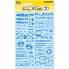 HI Q PARTS LGM Decals 2 Blue (1pc.), HIQ77910, by HI Q PARTS