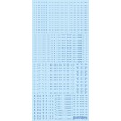 HI Q PARTS 1/100 RB03 Dashboard Decals One Color Blue (1 sheet), HIQ89678, by HI Q PARTS