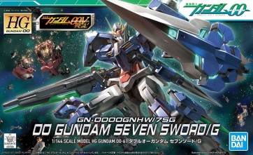 BANDAI  1/144 HG OO Gundam Seven Sword / G   Plastic Model kit, BAN19358, by BANDAI