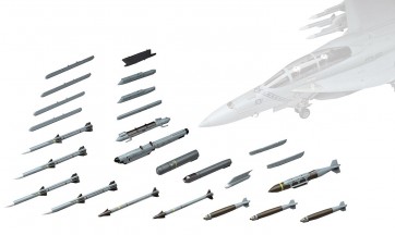 Hasegawa  1 / 48U.S. Aircraft Weapon E American air-to-air missile and target pod , HASX48-17, by HASEGAWA
