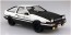 Aoshima 1/24 Initial D No.1 Takumi Fujiwara AE86 Treno Project D Model  , AOS59579, by AOSHIMA