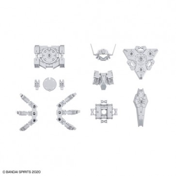 Bandai 30MM Option Armor for Commander (for Rabiot, White), BANS60753, by BANDAI
