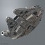 Bandai 1/144 Millennium Falcon  Episode VIII The Last Jedi , BAN97706, by BANDAI