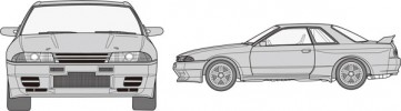 Fujimi 1/24 Inch-up Disk Series No.286 NISSAN SKYLINE GT-R (BNR32 GROUP-A RACING), FUJ46679, by FUJIMI