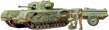 Tamiya 1/35 Military Miniature Series No.100 British Churchill Crocodile Tank, TAM79650, by TAMIYA