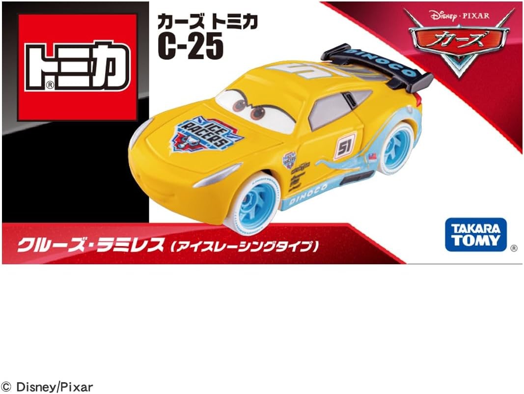 TAKARA TOMY Disney Cars Tomica C-25 Cruz Ramirez (Ice Racing Type