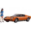 Hasegawa 1/24 Hasegawa Limited Series LAMBORGHINI MIURA P400 SV W/ITALIAN GIRLS FIGURE  , HAS04232, by HASEGAWA