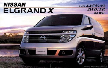 Fujimi 1/24 ID68 Nissan Elgrand X '02, FUJ87495, by FUJIMI