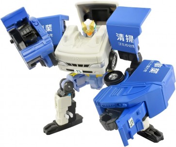 TAKARA TOMY Tomica Job Labor TJB07 Clean Braver Toyota Dyna Cleaning Truck, TAK44942, by TAKARA TOMY