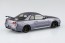 Aoshima 1/32 Raku-Pla Snap Kit No.12CU-AS Nissan R34 Skyline GT-R Custom Wheel (Athlete Silver), AOS02784, by AOSHIMA